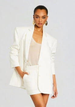 Linen Adel Oversized Dad Blazer