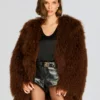 Jewel Fur Jacket