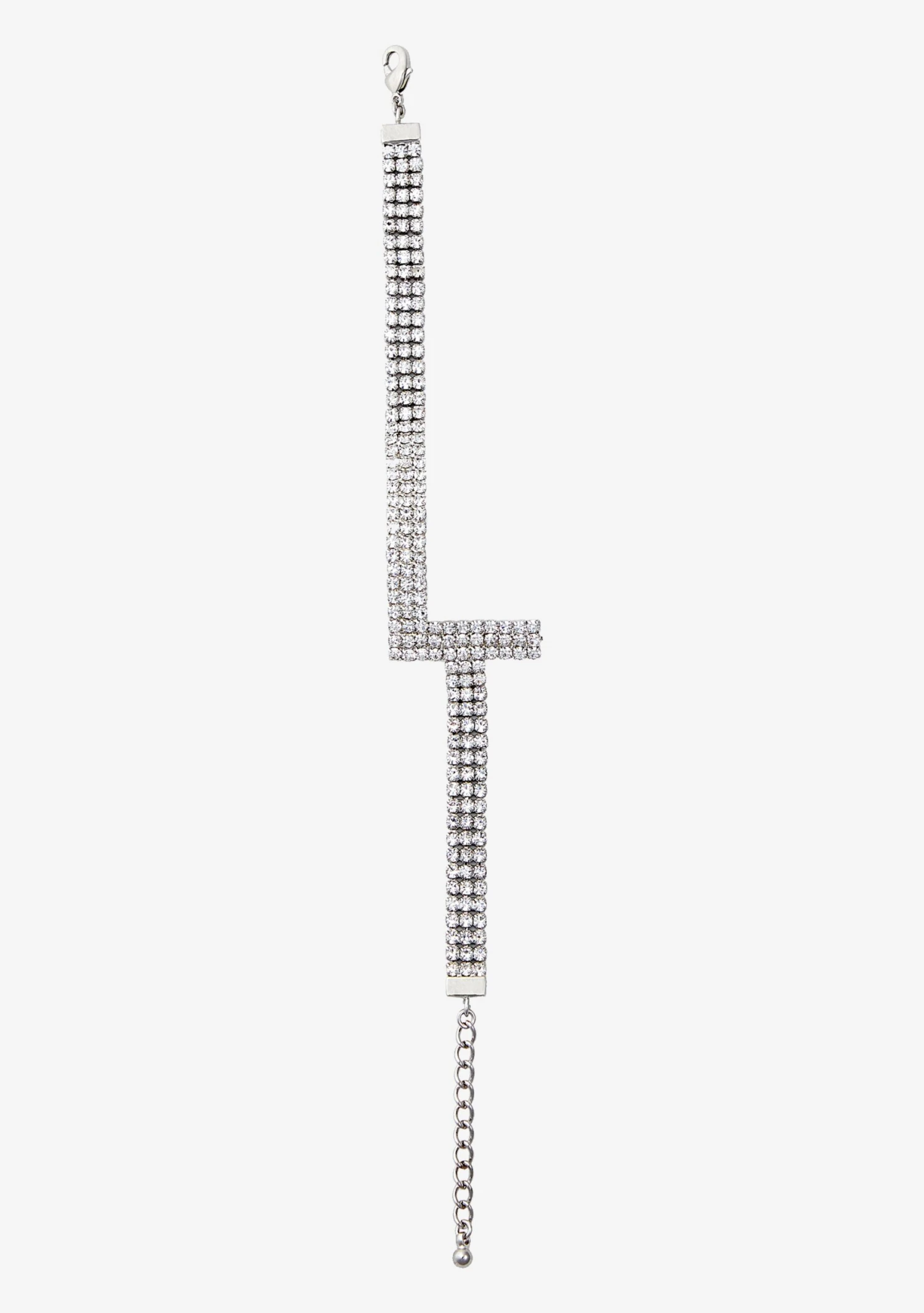 Rhinestone Alphabet Letter Bracelet 11 Rhinestone Alphabet Letter Bracelet - Image 11