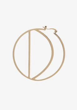 Hoop Letter Earring -Retrofete Clothing Shop D 9d70e2e5 9689 45b3 90e0 0d2ec5e895e1