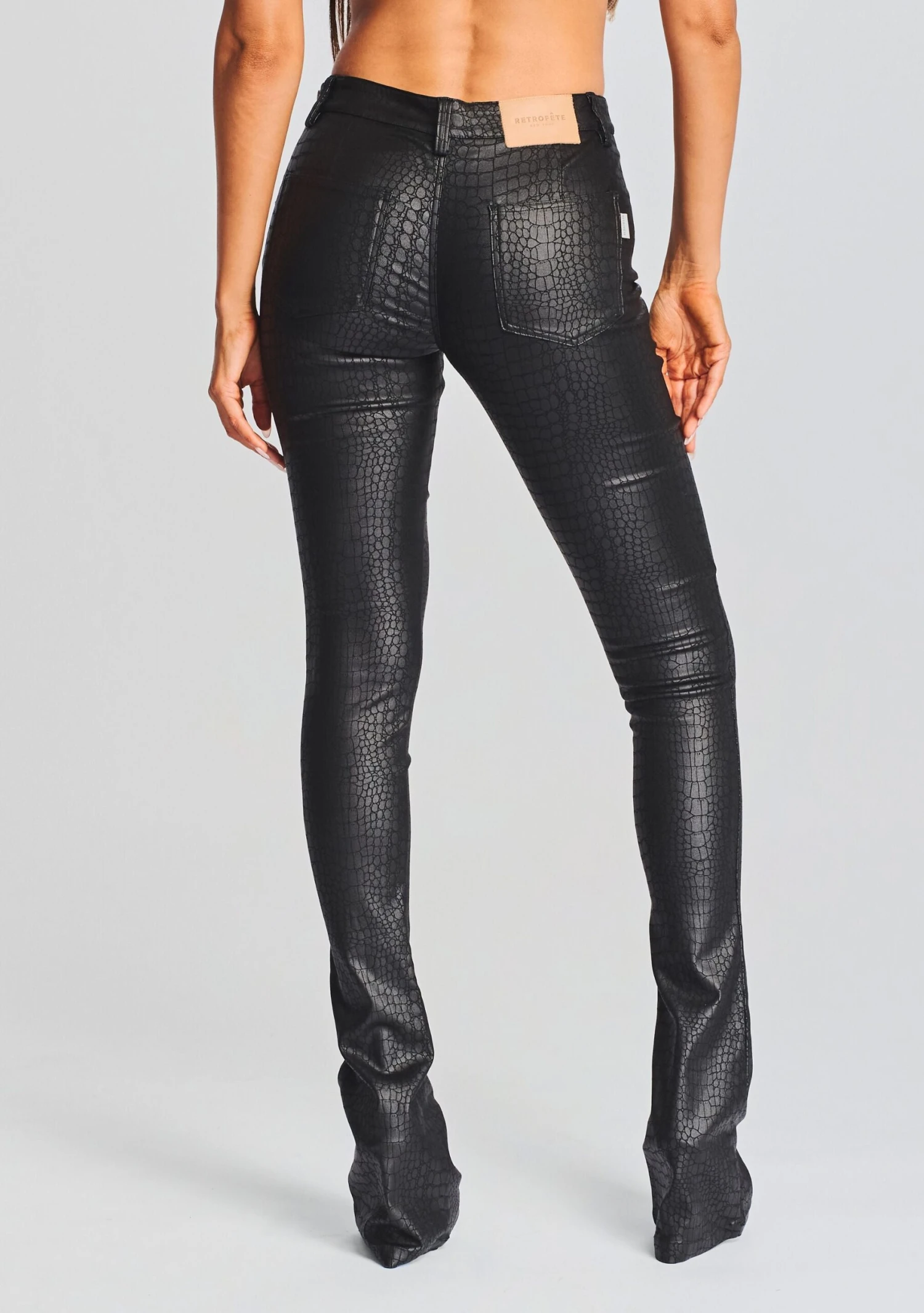 Danica Coated Denim Pant 4 Danica Coated Denim Pant - Image 4