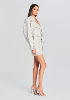 Mora Embellished Leather Jacket -Retrofete Clothing Shop Ecommerce Crop 20230816 SET1 MORAJACKET RHYADRESSOPTICWHITE 1899 ECOMM