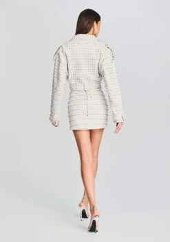 Mora Embellished Leather Jacket -Retrofete Clothing Shop Ecommerce Crop 20230816 SET1 MORAJACKET RHYADRESSOPTICWHITE 1942 ECOMM