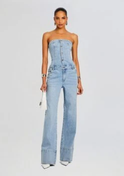 Melody Jumpsuit -Retrofete Clothing Shop Ecommerce Crop 20240326 MELODYJUMPSUIT COASTLINE32093 ECOMM