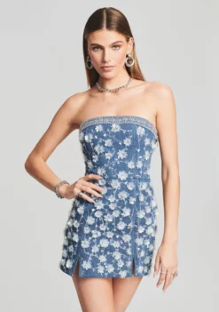 Cordelia Embellished Denim Dress 9 Cordelia Embellished Denim Dress -Retrofete Clothing Shop Ecommerce Crop 220324 Retrofete eComm Set2 5906 scaled