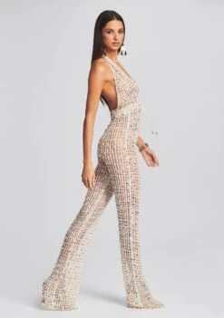 Tosca Sequin Crochet Jumpsuit 8 Tosca Sequin Crochet Jumpsuit -Retrofete Clothing Shop Ecommerce Crop 220712.RETROFETE SET1 SHOT 47 6907 eComm