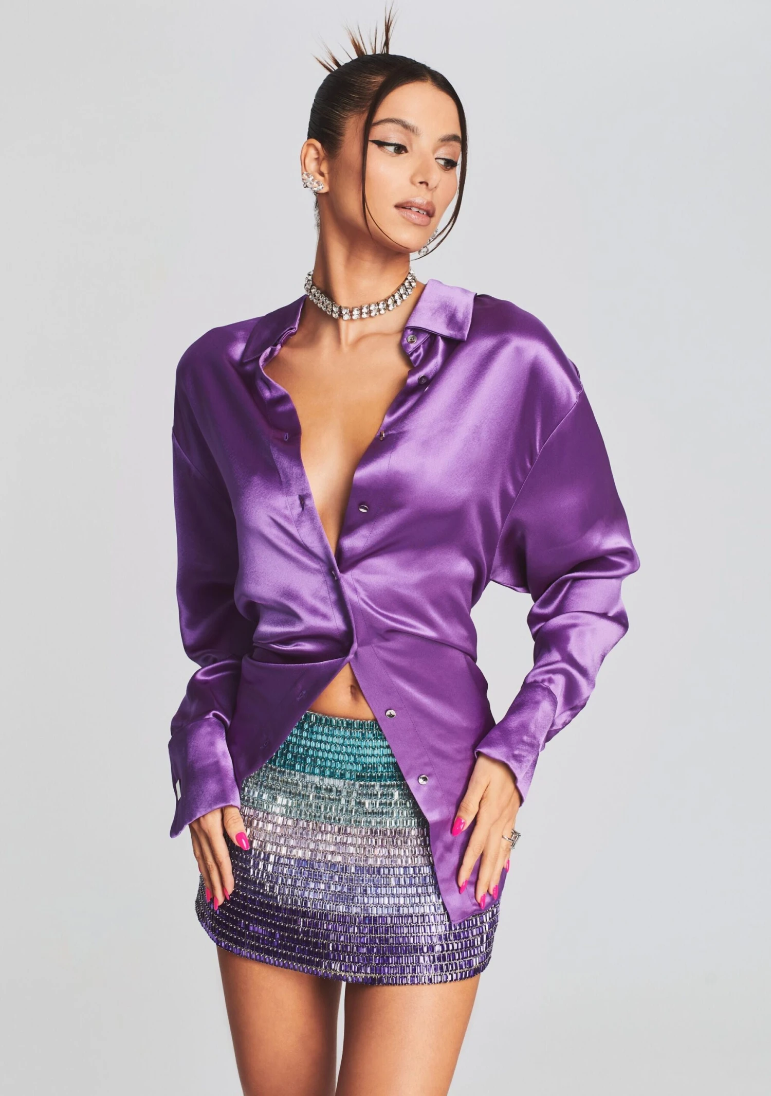 Livia Crystal Ombre Skirt 4 Livia Crystal Ombre Skirt - Image 4