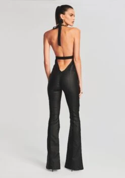 Cynthia Coated Denim Jumpsuit -Retrofete Clothing Shop Ecommerce Crop 220830 Retrofete Ecom SET2 SHOT13 1596