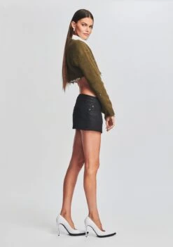 Riley Coated Denim Skirt -Retrofete Clothing Shop Ecommerce Crop 221018 Retrofete eCOM Set1 17940