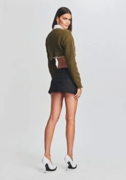 Riley Coated Denim Skirt -Retrofete Clothing Shop Ecommerce Crop 221018 Retrofete eCOM Set1 17968