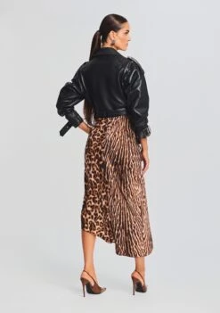 Victoria Leather Jacket -Retrofete Clothing Shop Ecommerce Crop 23 07 18 SET1 Emma Dress Tan Ocelot Victoria Jacket 0190 ECOMM