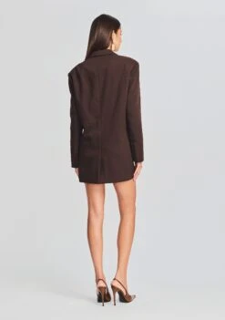 Raven Blazer -Retrofete Clothing Shop Ecommerce Crop 23 07 18 SET1 Raven Blazer Janessa Silk Dress 0106 ECOMM