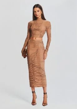 Dream Top -Retrofete Clothing Shop Ecommerce Crop 23 09 21 DREAMTOP DREAMMIDISKIRT NUDE 2492 ECOMM