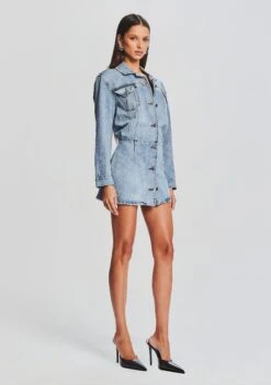 Laura Denim Dress -Retrofete Clothing Shop Ecommerce Crop 23 09 21 LAURADRESS TIDAL 2084 ECOMM