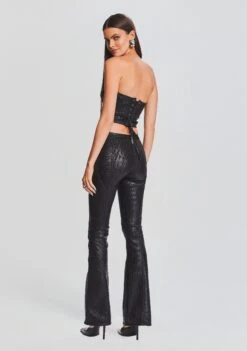 Lana Coated Knit Pant -Retrofete Clothing Shop Ecommerce Crop 23 09 21 MAEKNITCARDIGAN EVEYKNITTOP LANAKNITPANT COATEDBLACK 2447 ECOMM