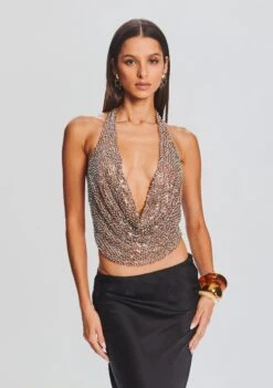Eleanor Sequin Top