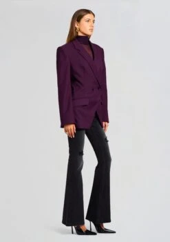 Cosmo Blazer -Retrofete Clothing Shop Ecommerce Crop 23 10 17 COSMOBLAZER EGGPLANT DEMIJEANS MIDNIGHTTERRY 2541 ECOMM
