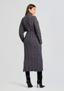 Nettie Duster -Retrofete Clothing Shop Ecommerce Crop 23 10 17 NETTIEDUSTER PERRIDRESS PEWTER 1053 ECOMM