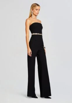 Glenda Jumpsuit -Retrofete Clothing Shop Ecommerce Crop 23 10 18 GLENDAJUMPSUIT BLACKSILVER 0614 ECOMM