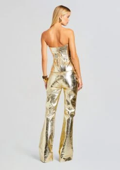 Lynx Leather Pant -Retrofete Clothing Shop Ecommerce Crop 23 10 18 JENESISTOP GOLD LYNXLEATHERPANT GOLD 0326 ECOMM 9ccdd0d0 f729 49df 9c09 e47d04e2895e