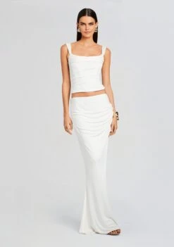 Lowis Top 9 Lowis Top -Retrofete Clothing Shop Ecommerce Crop 23 10 18 LOWISTOP VIVIENNESKIRT WHITE 1483 ECOMM