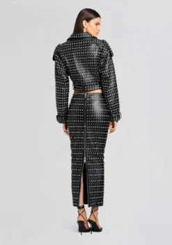 Whitley Embellished Leather Skirt 8 Whitley Embellished Leather Skirt -Retrofete Clothing Shop Ecommerce Crop 23 10 18 MORAJACKET WHITLEYSKIRT BLACK 0272 ECOMM c3469db9 e4c9 4384 b2ae da8728077962 scaled