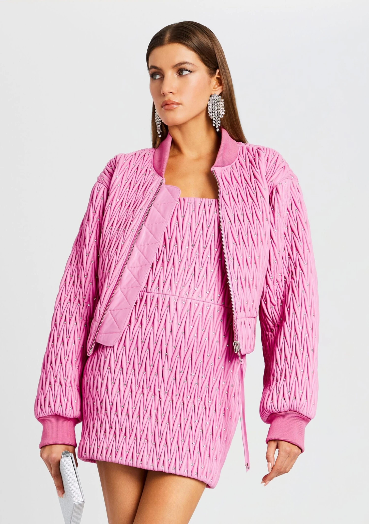 Morgana Embellished Leather Jacket 1 Morgana Embellished Leather Jacket