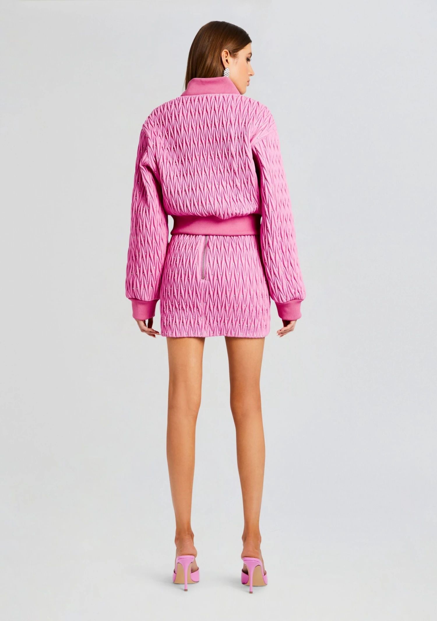 Morgana Embellished Leather Jacket 4 Morgana Embellished Leather Jacket - Image 4