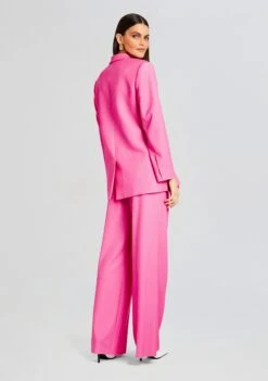 Natasha Blazer -Retrofete Clothing Shop Ecommerce Crop 23 10 25 NATASHABLAZER MESSIPANT PINKWHITESTRIPE 2669 ECOMM