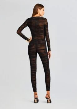 Virgo Catsuit -Retrofete Clothing Shop Ecommerce Crop 23 10 25 VIRGOCATSUIT BLACK 2524 ECOMM