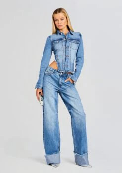 Carolina Denim Jacket 9 Carolina Denim Jacket -Retrofete Clothing Shop Ecommerce Crop 23 11 15 CAROLINAJACKET MARGOJEANS RIVER 0815 ECOMM