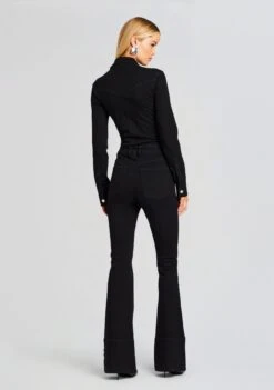 Deedee Denim Jumpsuit -Retrofete Clothing Shop Ecommerce Crop 23 11 15 DEEDEEJUMPSUIT BLACK 1922 ECOMM