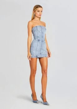 Kamna Embellished Denim Dress 7 Kamna Embellished Denim Dress -Retrofete Clothing Shop Ecommerce Crop 23 11 16 KAMNADRESS TRESCA 1757 ECOMM
