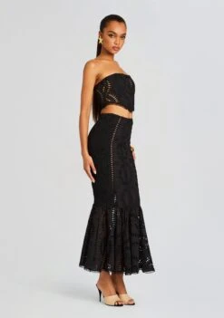 Sting Bustier -Retrofete Clothing Shop Ecommerce Crop 23 11 16 STINGBUSTIER FRAYSKIRT BLACKSAMOA 1050 ECOMM