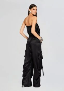 Estrella Cargo Jumpsuit -Retrofete Clothing Shop Ecommerce Crop 23 12 18 ESTRELLAJUMPSUIT BLACK 1908 ECOMM