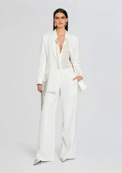 Solana Embellished Blazer -Retrofete Clothing Shop Ecommerce Crop 23 12 18 KENNEDYTOP SOLANABLAZER BAYLORPANT WHITE 1324 ECOMM