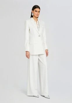 Solana Embellished Blazer -Retrofete Clothing Shop Ecommerce Crop 23 12 18 KENNEDYTOP SOLANABLAZER BAYLORPANT WHITE 1355 ECOMM