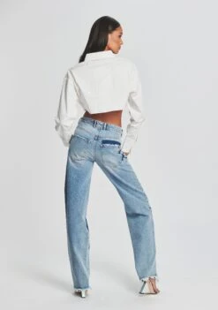 Heidi Straight Leg Patch Jean -Retrofete Clothing Shop Ecommerce Crop 230111 RETROFETE SET2 SHOT44 4781 eComm