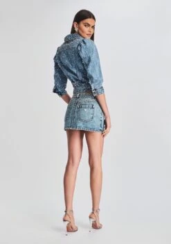 Lolita Crystal Embellished Denim Mini Skirt 8 Lolita Crystal Embellished Denim Mini Skirt -Retrofete Clothing Shop Ecommerce Crop 230111 SET1 Shot 10 1884 eComm f31f804e 7b25 49bb b163 7ba47bae0fd7