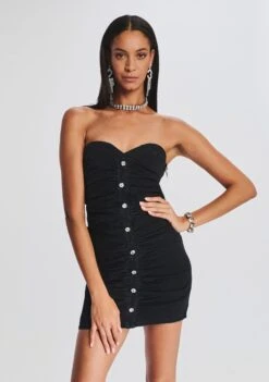 Raquel Strapless Denim Dress -Retrofete Clothing Shop Ecommerce Crop 230111 SET1 Shot 40 6387 eComm