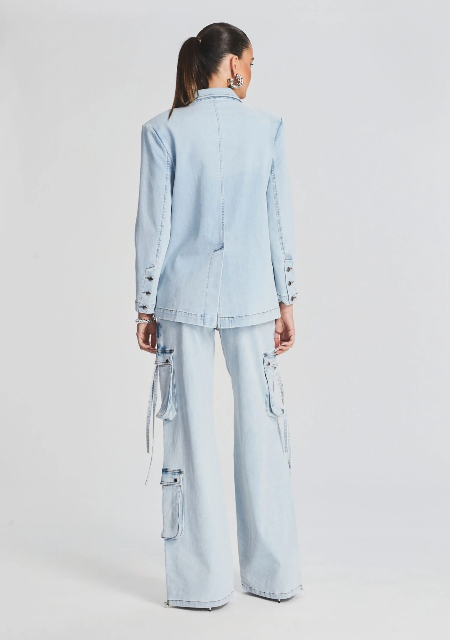 Beckett Denim Blazer 4 Beckett Denim Blazer - Image 4