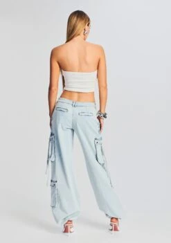 Samira Low Rise Cargo Jean -Retrofete Clothing Shop Ecommerce Crop 230321 RETROFETE SET1 Shot 04 0810 eComm