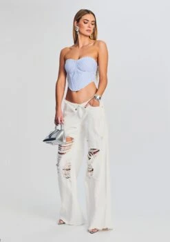 Melanie Corset Top -Retrofete Clothing Shop Ecommerce Crop 230321 RETROFETE SET1 Shot 16 3029 eComm