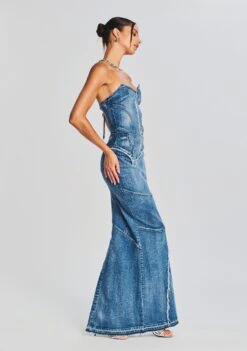 Tamara Denim Dress -Retrofete Clothing Shop Ecommerce Crop 230510 RETROFETE SET1 5255 eComm