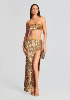 Lotus Feather Sequin Top -Retrofete Clothing Shop Ecommerce Crop 230516 SET2 SHOT 20 1653 eComm