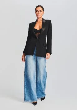 Kristin Blazer -Retrofete Clothing Shop Ecommerce Crop 230718 SET2 KRISTENBLAZER OTTOBODYSUIT FIONAJEAN 2247 ECOMM