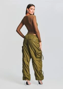 Alba Ruched Cargo Pant -Retrofete Clothing Shop Ecommerce Crop 230718 SET2 RIZZOBODYSUIT ALBACARGOPANT 4962 ECOMM