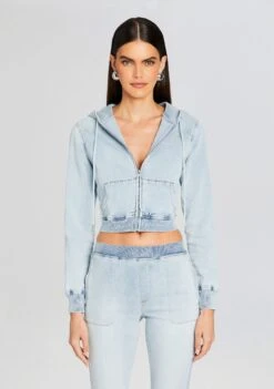 Edith Terry Cropped Hoodie