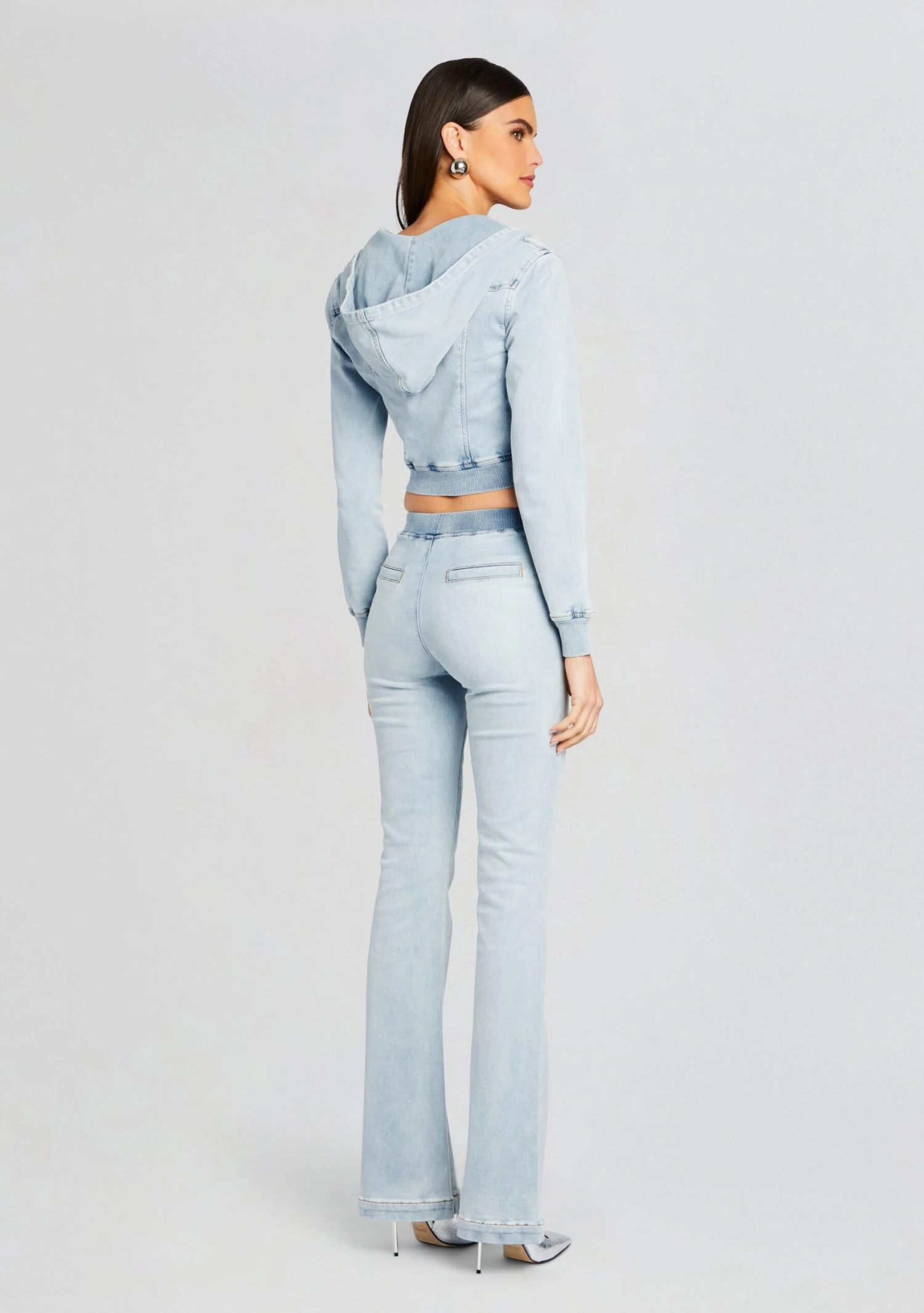 Edith Terry Cropped Hoodie 4 Edith Terry Cropped Hoodie - Image 4