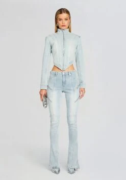 Chrissy Denim Jacket -Retrofete Clothing Shop Ecommerce Crop 24 01 10 FERRISJEAN SKYLIGHT 0702 ECOMM